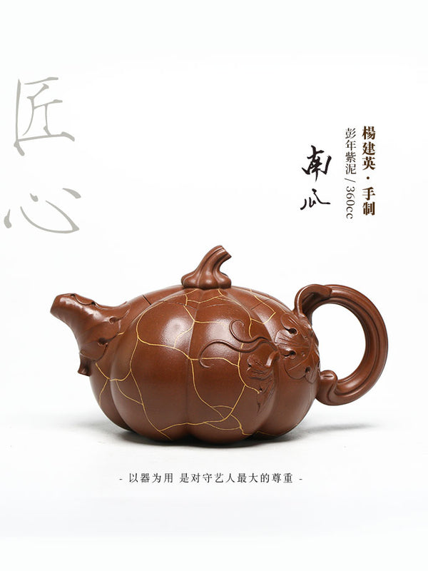 Tuan empunya Yixing Teapots-Barangan Kraf Buatan Tangan-Barangan Koleksi-Lelongan NO.0010-Porselin China