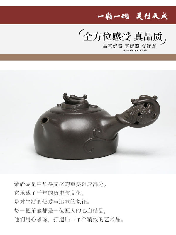 Tuan empunya Yixing Teapots-Barangan Kraf Buatan Tangan-Barangan Koleksi-Lelongan NO.0041-Porselin China