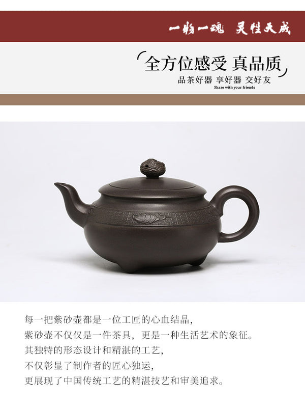 Tuan empunya Yixing Teapots-Barangan Kraf Buatan Tangan-Barangan Koleksi-Lelongan NO.0057-Porselin China