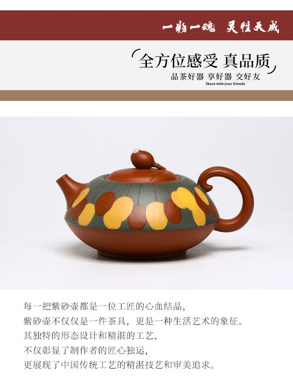 Tuan empunya Yixing Teapots-Barangan Kraf Buatan Tangan-Barangan Koleksi-Lelongan NO.0076-Porselin China